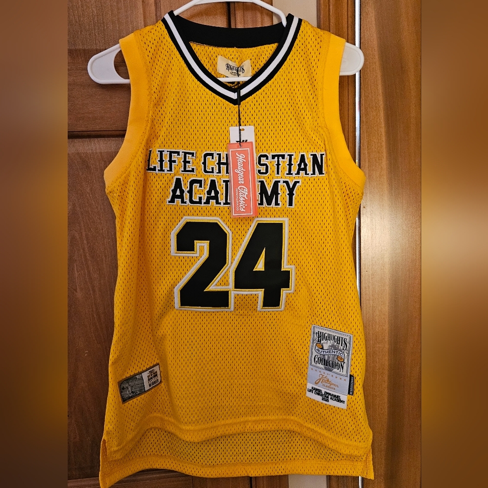 HANSEL EMMANUEL LIFE CHRISTIAN ACADEMY 2021 AUTHENIC BASKETBALL JERESY. SIZE XS